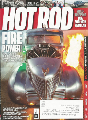 HOT ROD 2016 OCT - FORD GT MILL, RADIAL RAT ROD, 200mph RACERS, MAX LS
